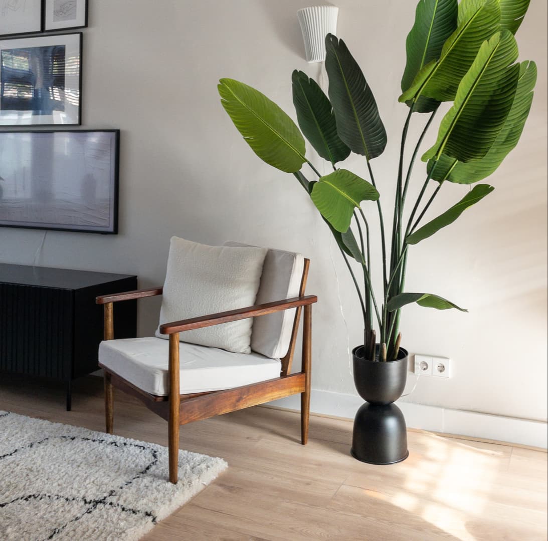 Norsemaison custom made stoel chair chenille white