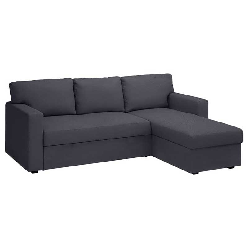 Bårslöv 3-seat Sofa bed with chaise longue left cover