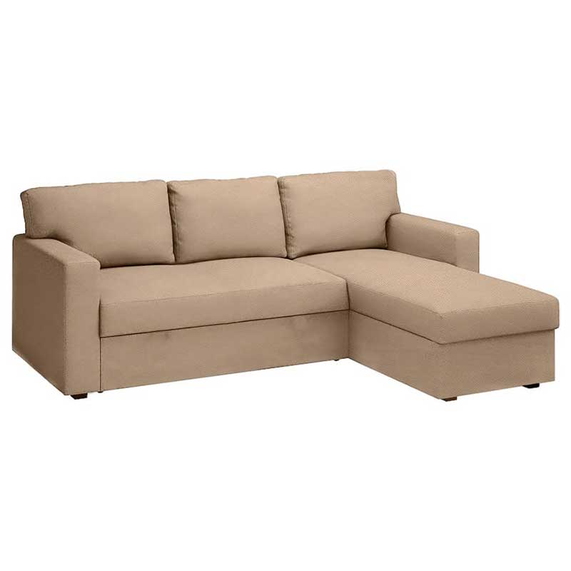 Bårslöv 3-seat Sofa bed with chaise longue left cover