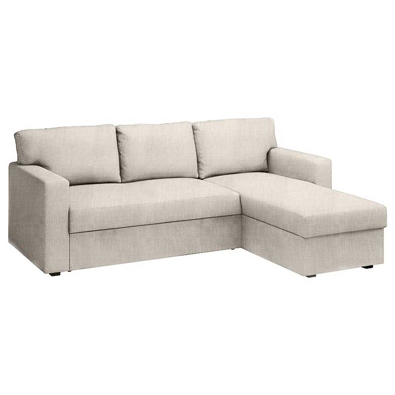 Bårslöv 3-seat Sofa bed with chaise longue left cover