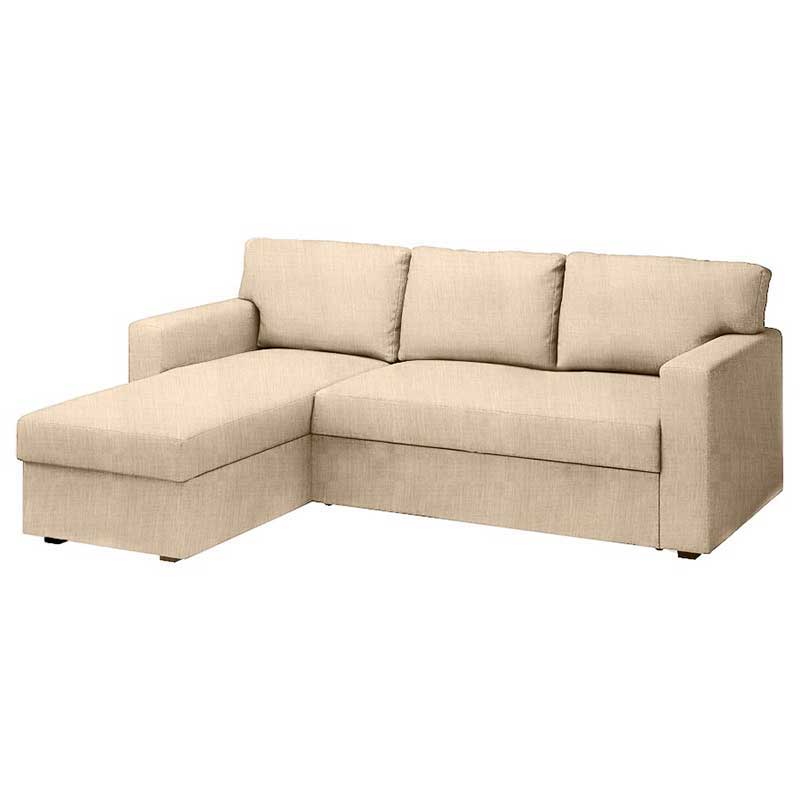 Funda para sofá cama de 3 plazas con chaise longue derecha Bårslöv