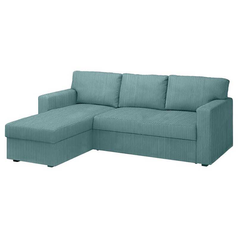 Bårslöv 3-Sitzer Bettsofa mit récamiere rechts Bezug
