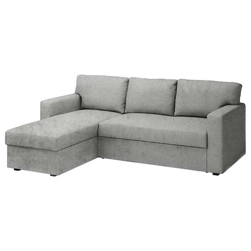 Funda para sofá cama de 3 plazas con chaise longue derecha Bårslöv