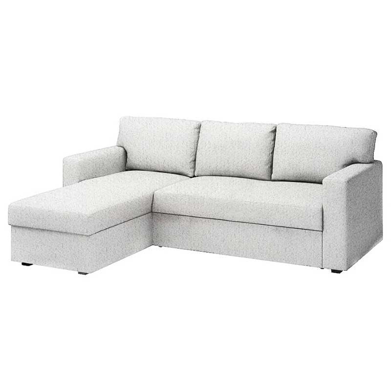 Bårslöv 3-Sitzer Bettsofa mit récamiere rechts Bezug