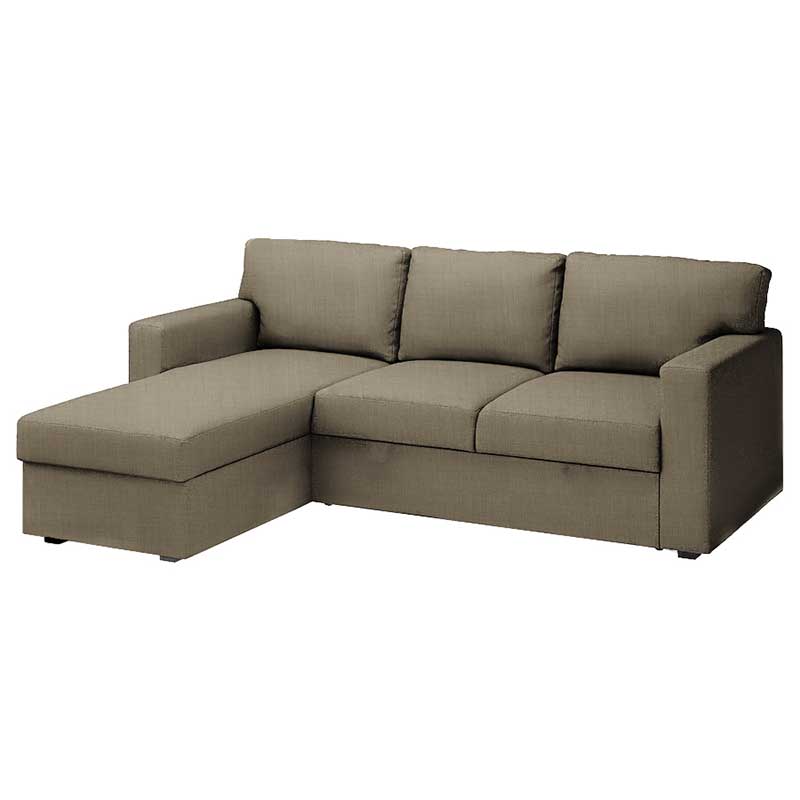 Bårslöv 3-Sitzer Bettsofa mit récamiere rechts Bezug