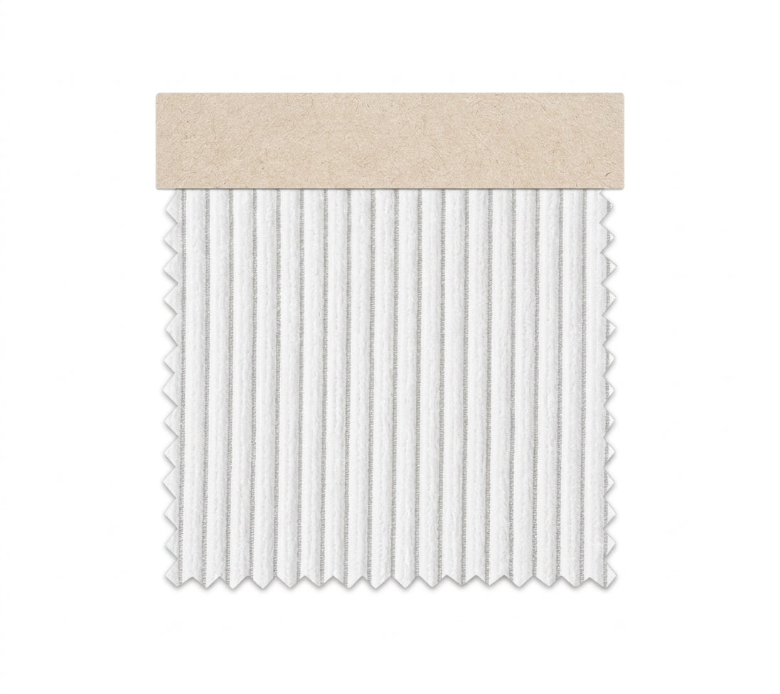 Nockeby 3-zits hoes met chaise longue rechts Corduroy Corduroy Wit #1 Corduroy-Wit-1 — Norsemaison