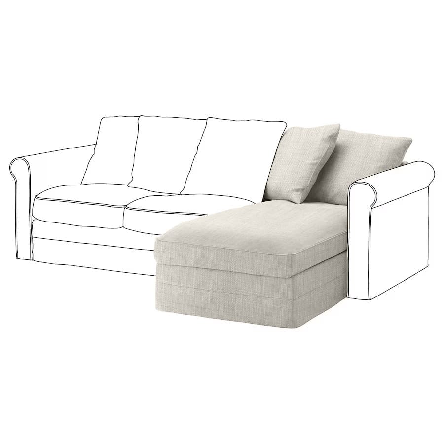 Grönlid chaise longue hoes - Classic Gebroken Wit #1 Gronlid-Chaise-Longue-Classic-gebrokenwit_1 — Norsemaison