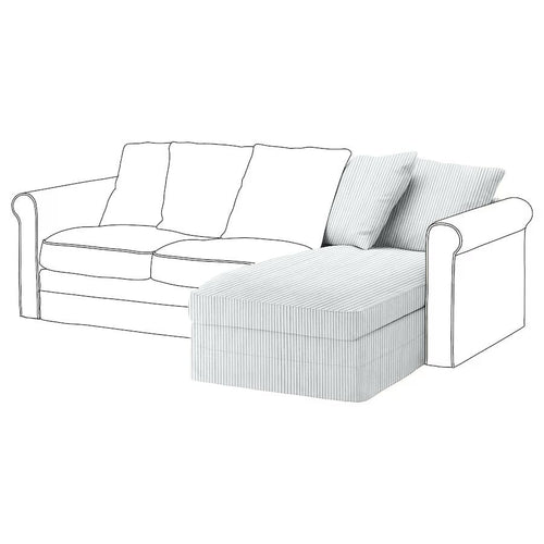 Grönlid chaise longue hoes