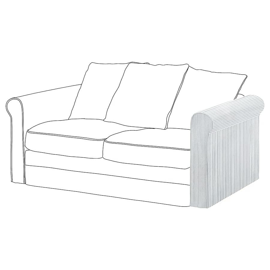 Grönlid armleuning hoes