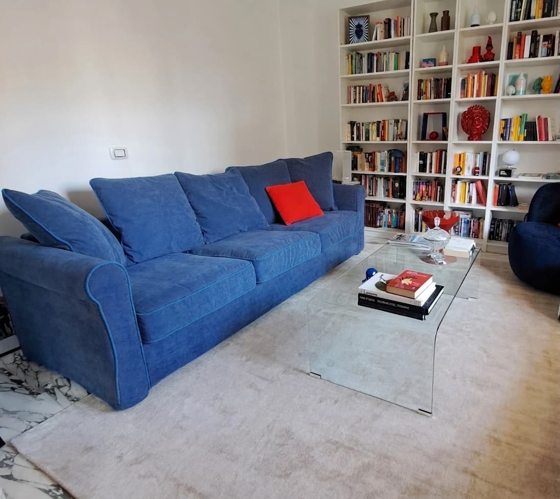 Kivik Chaise Longue Hoes - Chenille Blauw #41 Gronlid_chenille_blauw_41-pichi — Norsemaison