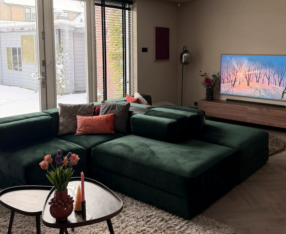 Jättebo 1,5-zitselement Hoes