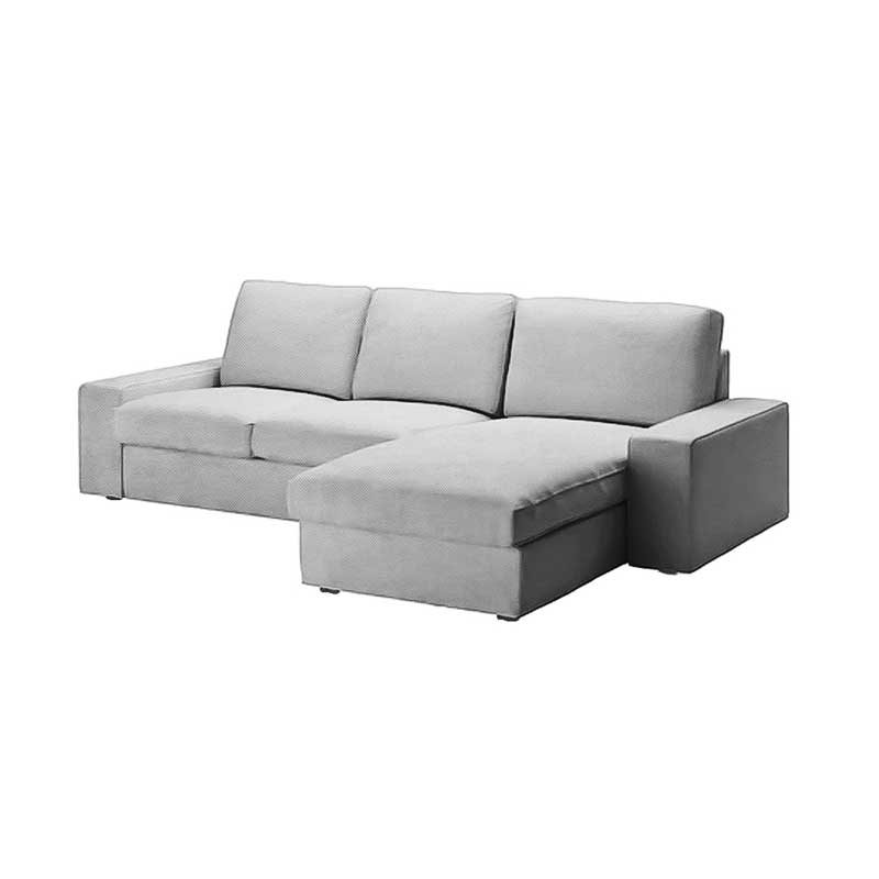 Kivik 2-Sitzer mit récamiere Bezug
