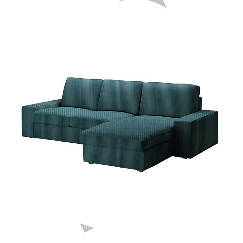 Kivik 2-Sitzer mit récamiere Bezug
