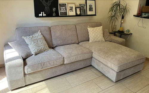 Kivik 3-zits met Chaise Longue Hoes