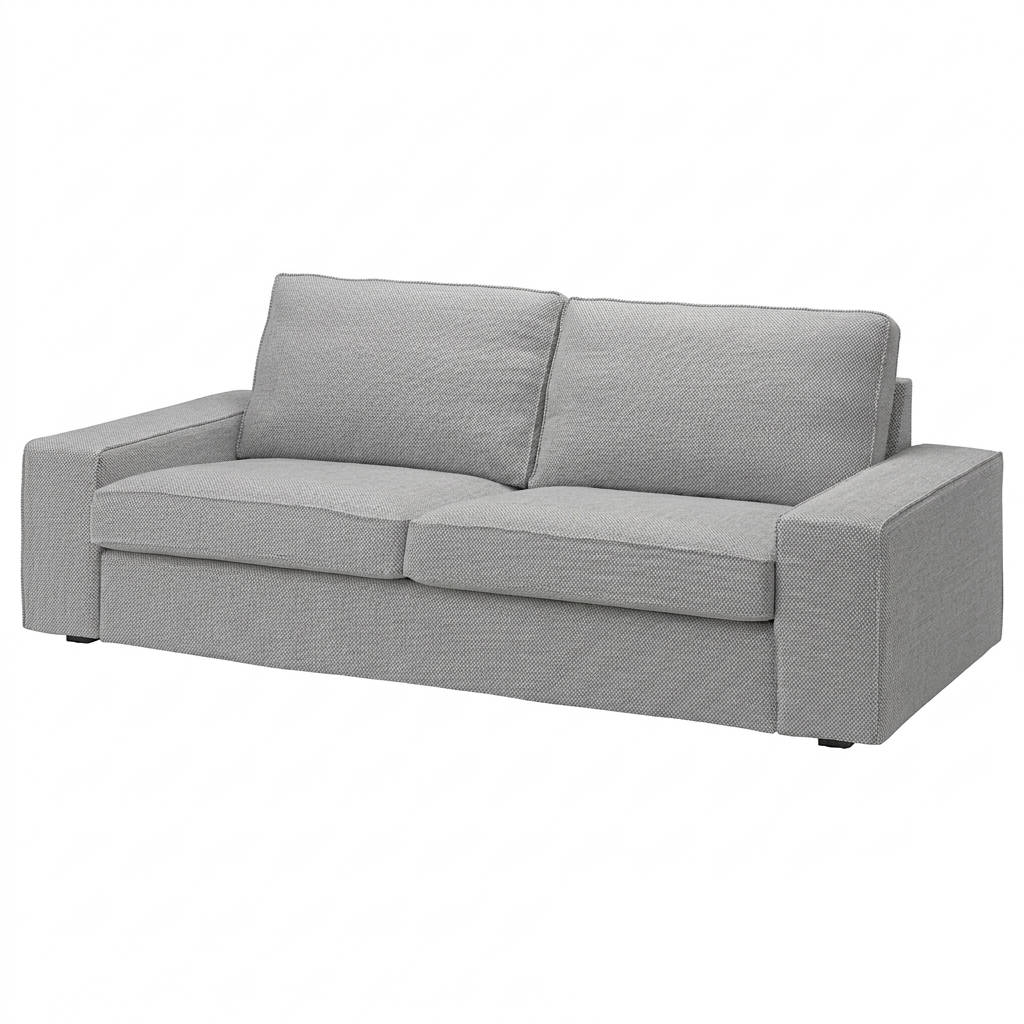 Kivik 3-zits Hoes - Chenille Grijs #6 Kivik-3-seater-Chenille-Grijs-6 — Norsemaison