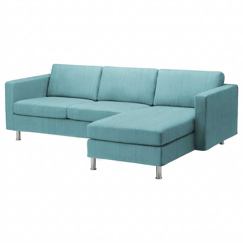 Funda Landskrona de 3 plazas con chaise longue derecha
