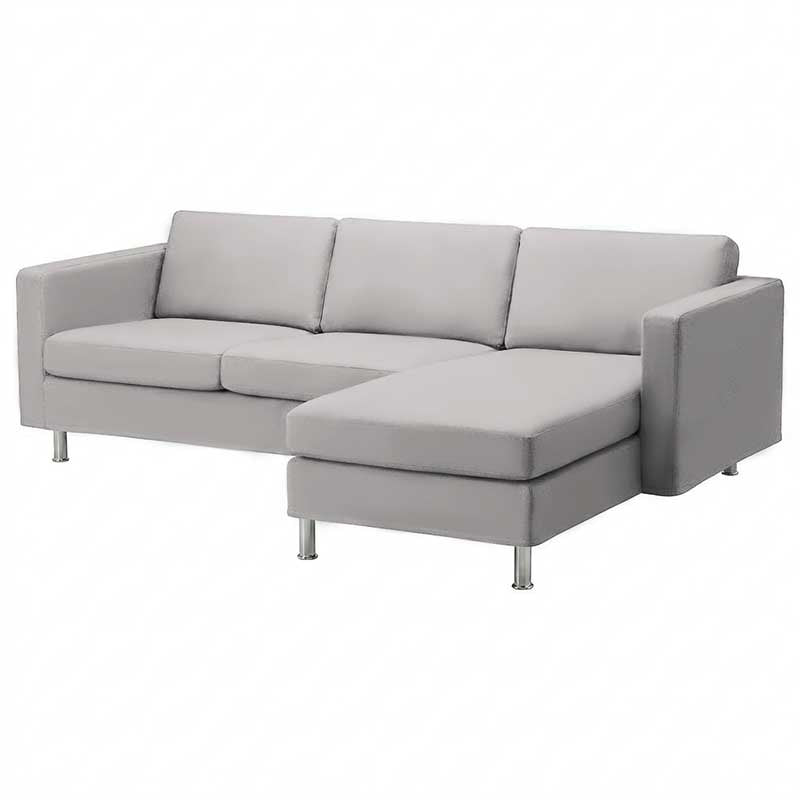Landskrona 3-zits met chaise longue rechts Hoes Landskrona-3-seater-with-chaise-grey — Norsemaison