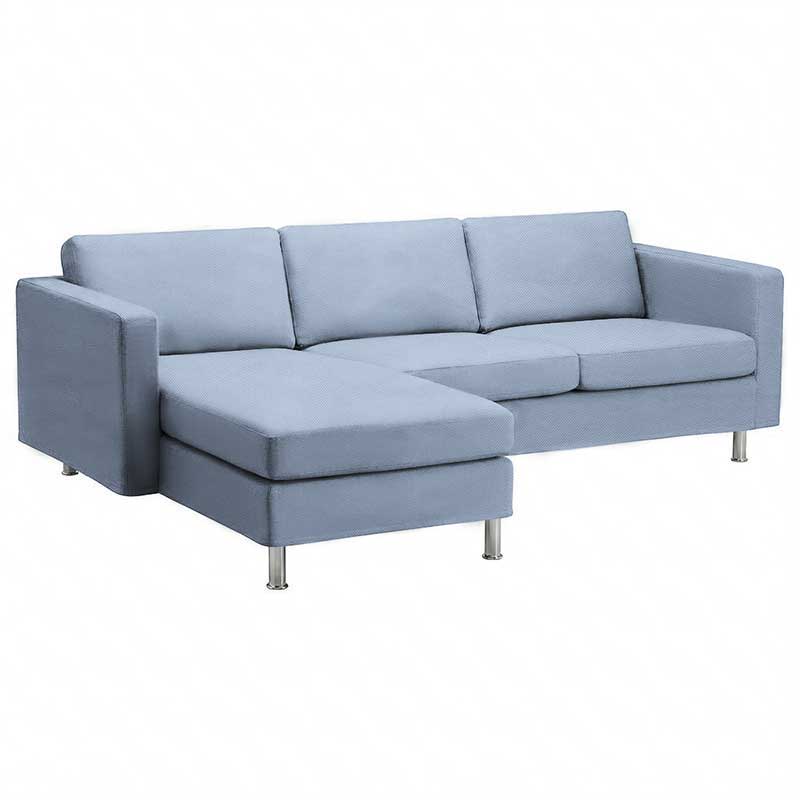 Landskrona 3-seat with chaise longue left Cover