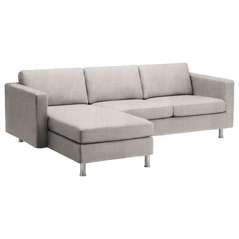 Landskrona 3-seat with chaise longue left Cover