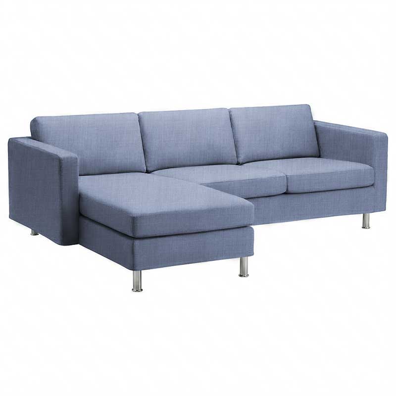 Landskrona 3-seat with chaise longue left Cover