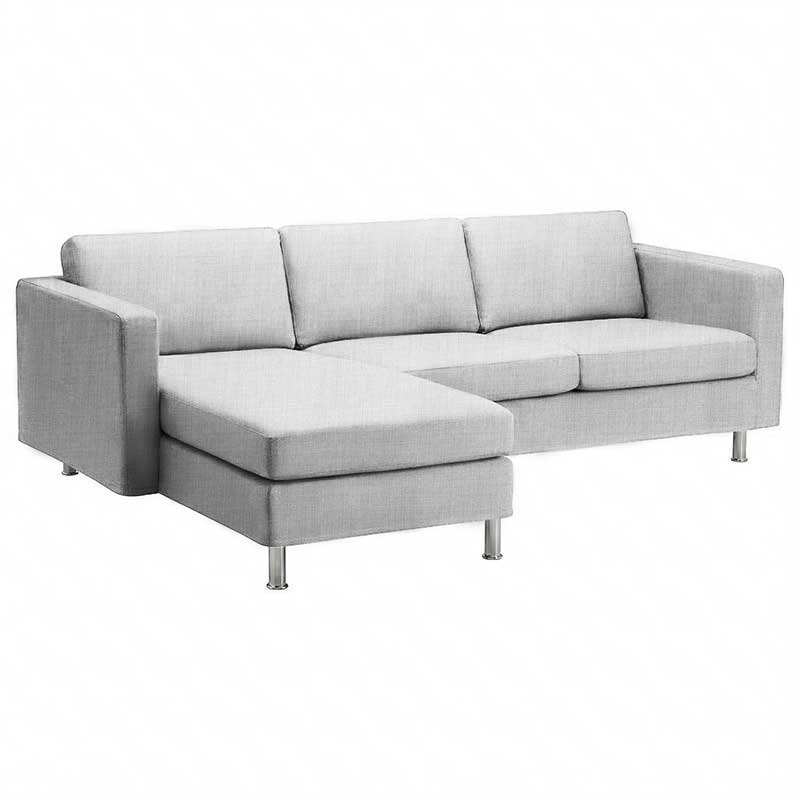 Landskrona 3-seat with chaise longue left Cover