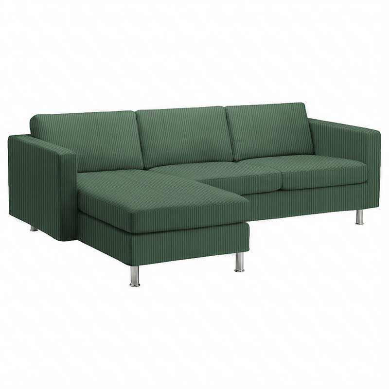 Landskrona 3-seat with chaise longue left Cover