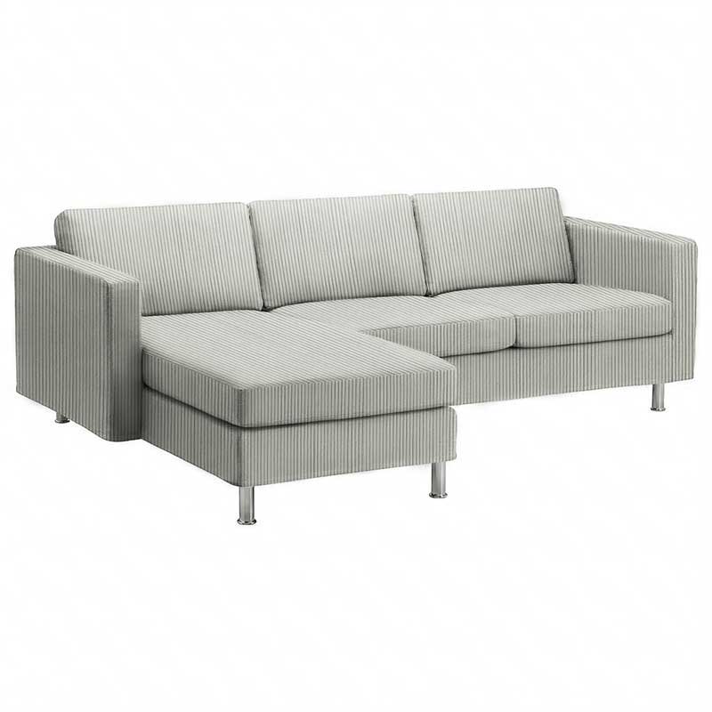 Landskrona 3-seat with chaise longue left Cover