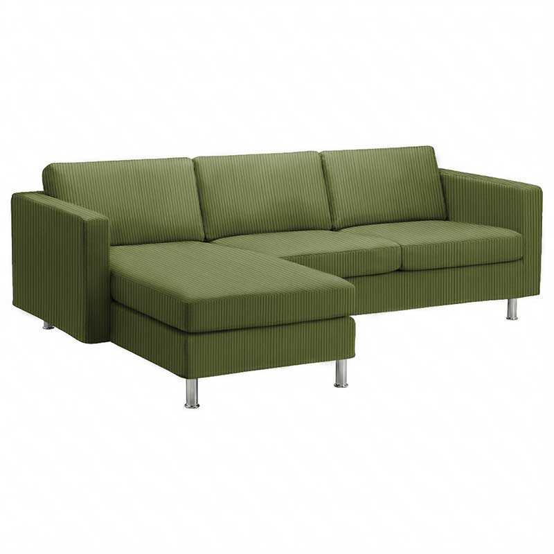 Landskrona 3-seat with chaise longue left Cover