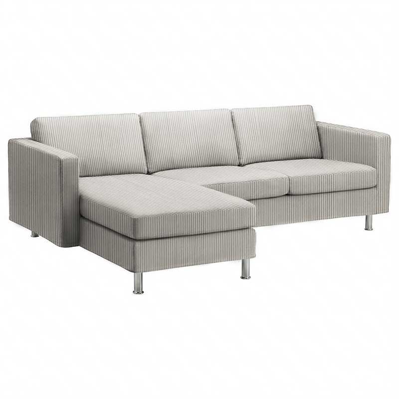 Landskrona 3-seat with chaise longue left Cover