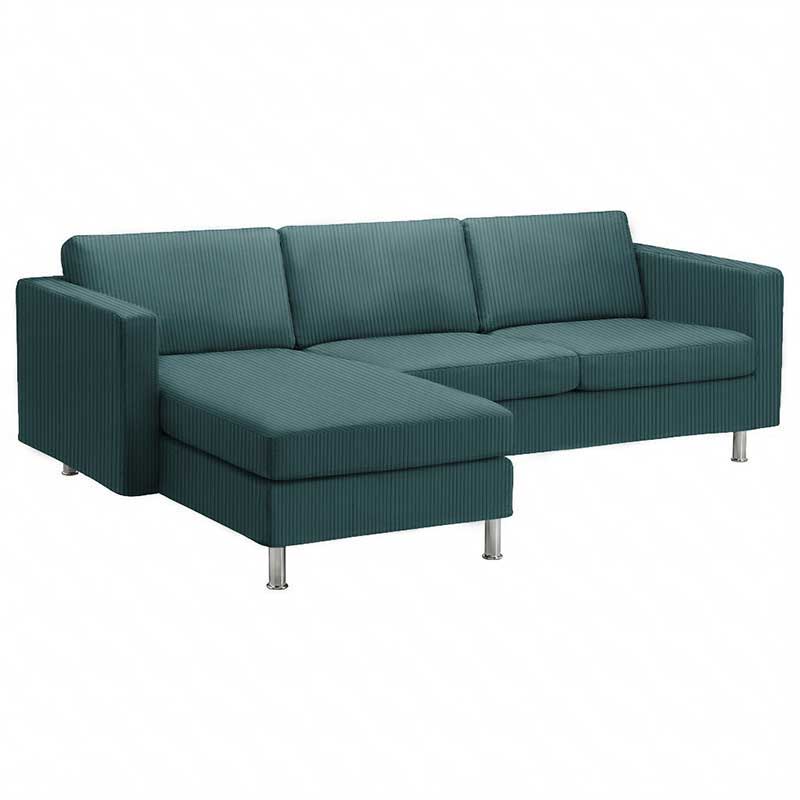 Landskrona 3-seat with chaise longue left Cover