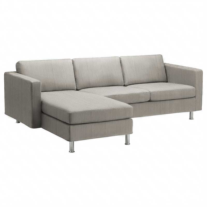 Landskrona 3-seat with chaise longue left Cover