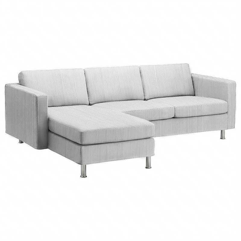 Landskrona 3-seat with chaise longue left Cover