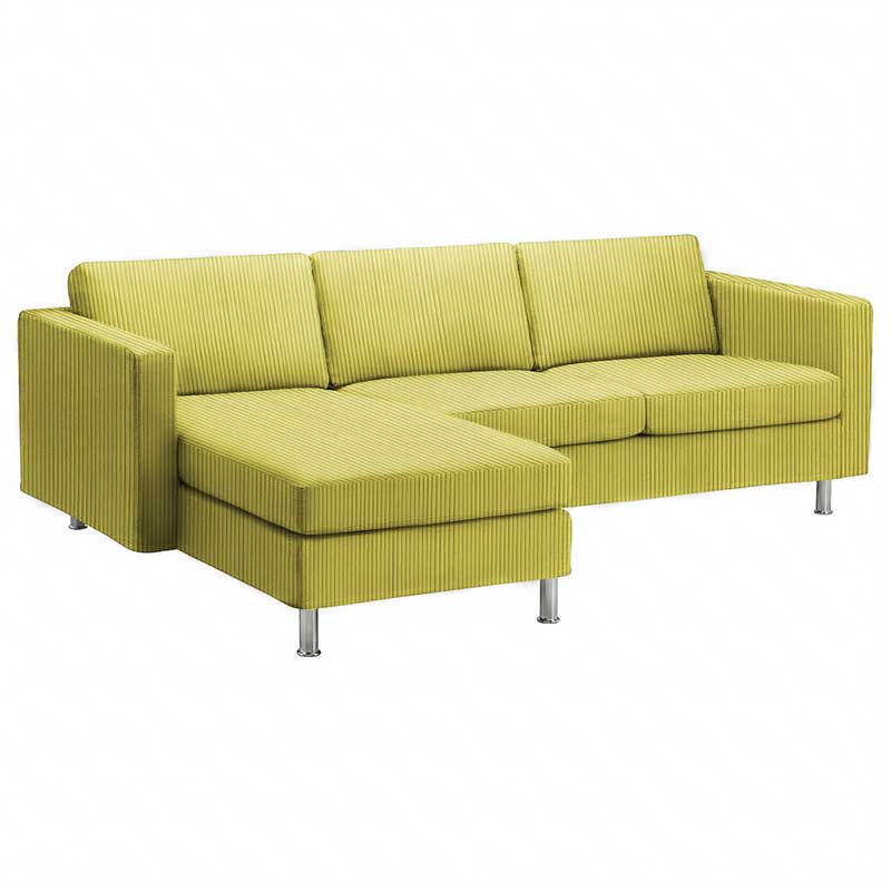 Landskrona 3-seat with chaise longue left Cover
