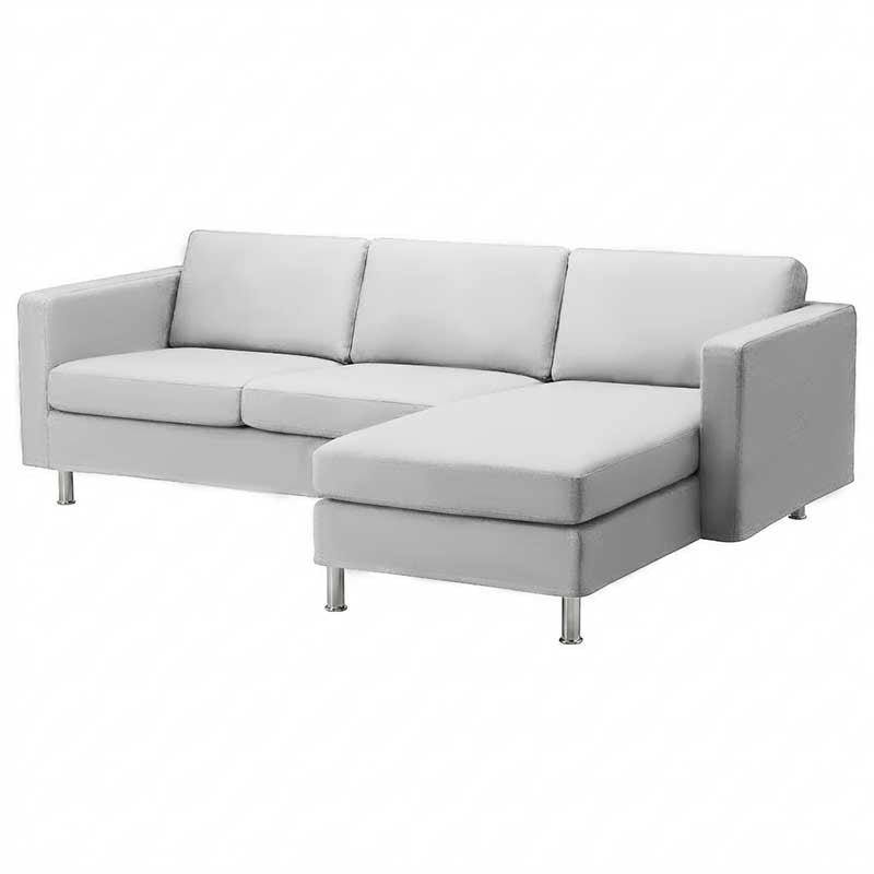 Landskrona 3-zits met chaise longue rechts Hoes Landskrona-3-seater-with-chaise-whtie — Norsemaison
