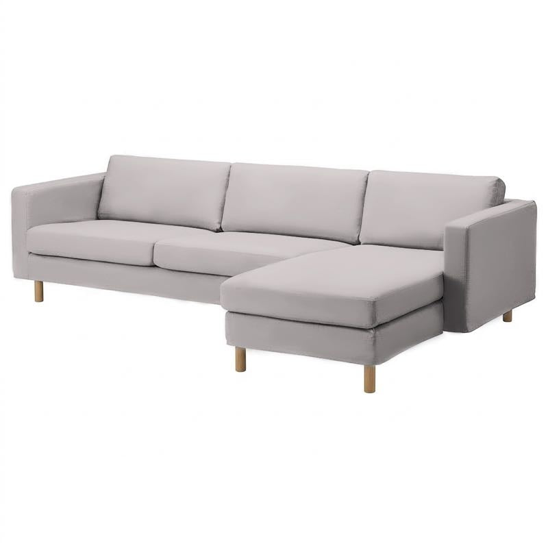 Landskrona 4-zits met chaise longue rechts Hoes Landskrona_4_seater_with_chaise__grey — Norsemaison