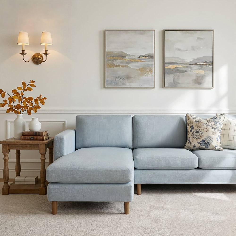 Landskrona 3-seat with chaise longue left Cover