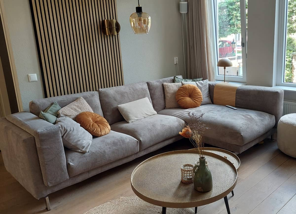 Funda para sofá de 3 plazas Nockeby con chaise longue derecha