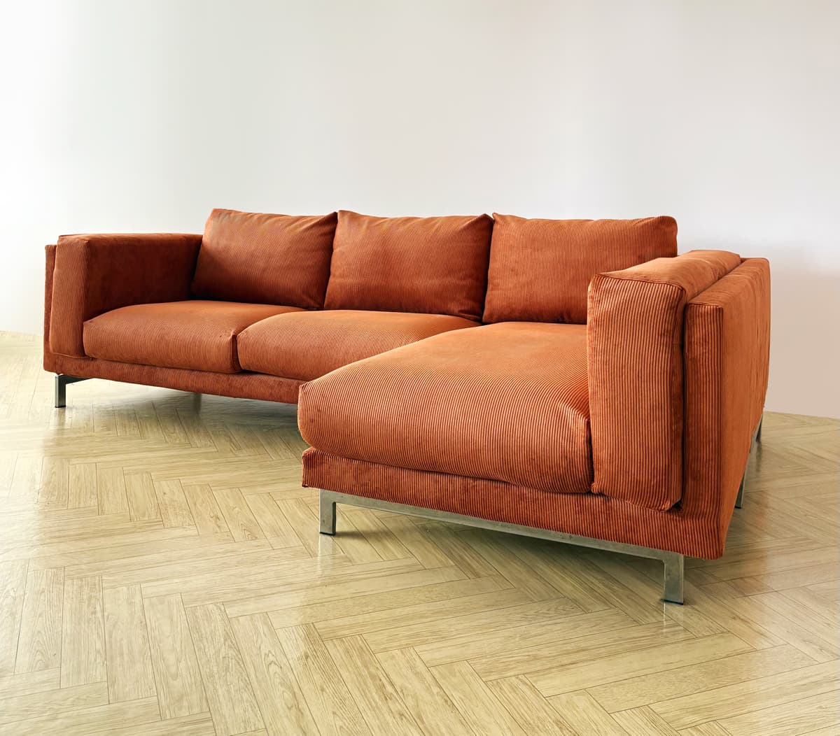 Funda para sofá de 3 plazas Nockeby con chaise longue derecha