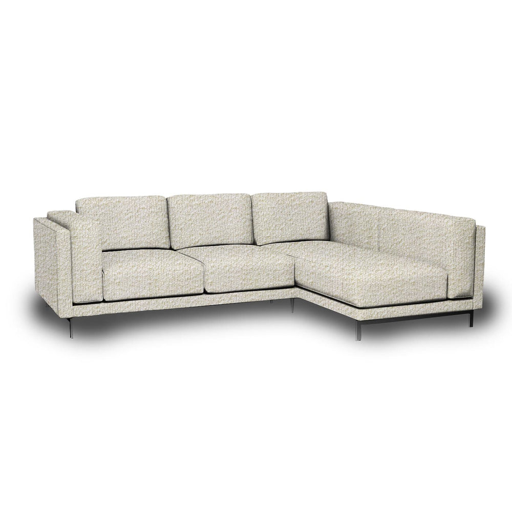 Nockeby 3-zits hoes met chaise longue rechts