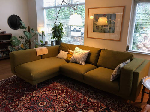 Nockeby 3-zits hoes met chaise longue links