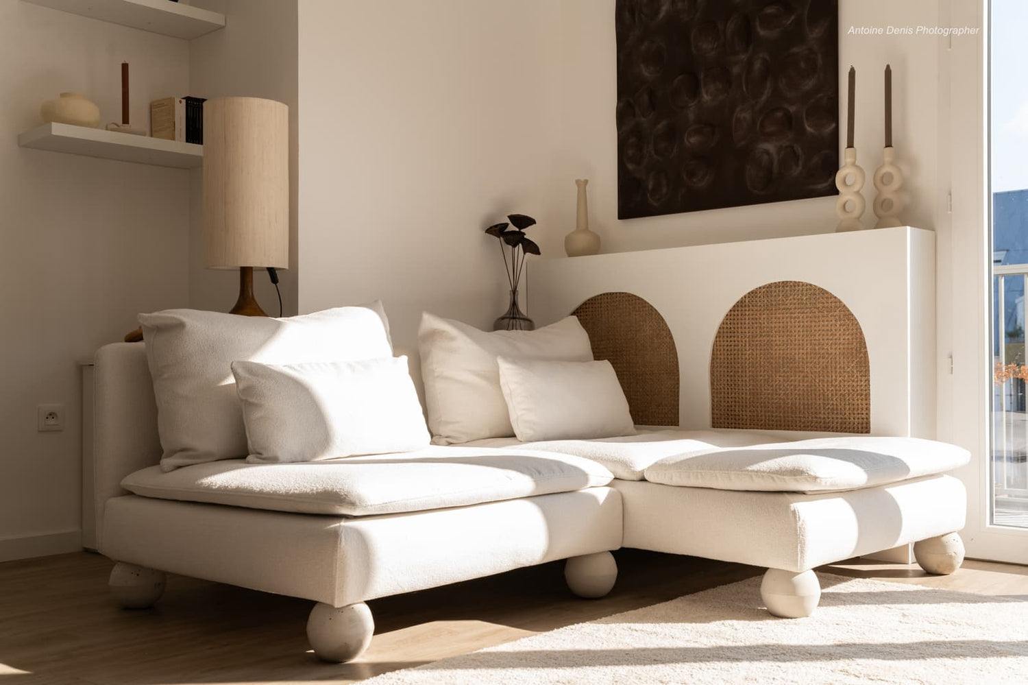 Söderhamn 3-zits Hoes Norsemaison-Soderhamn-Chaise-Boucle — Norsemaison