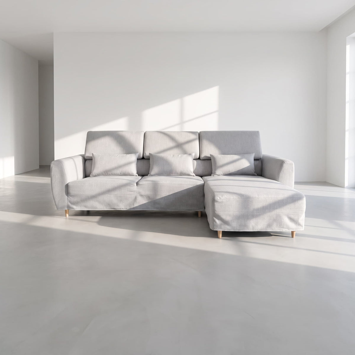 Slatorp 3-zits met chaise longue hoes rechts