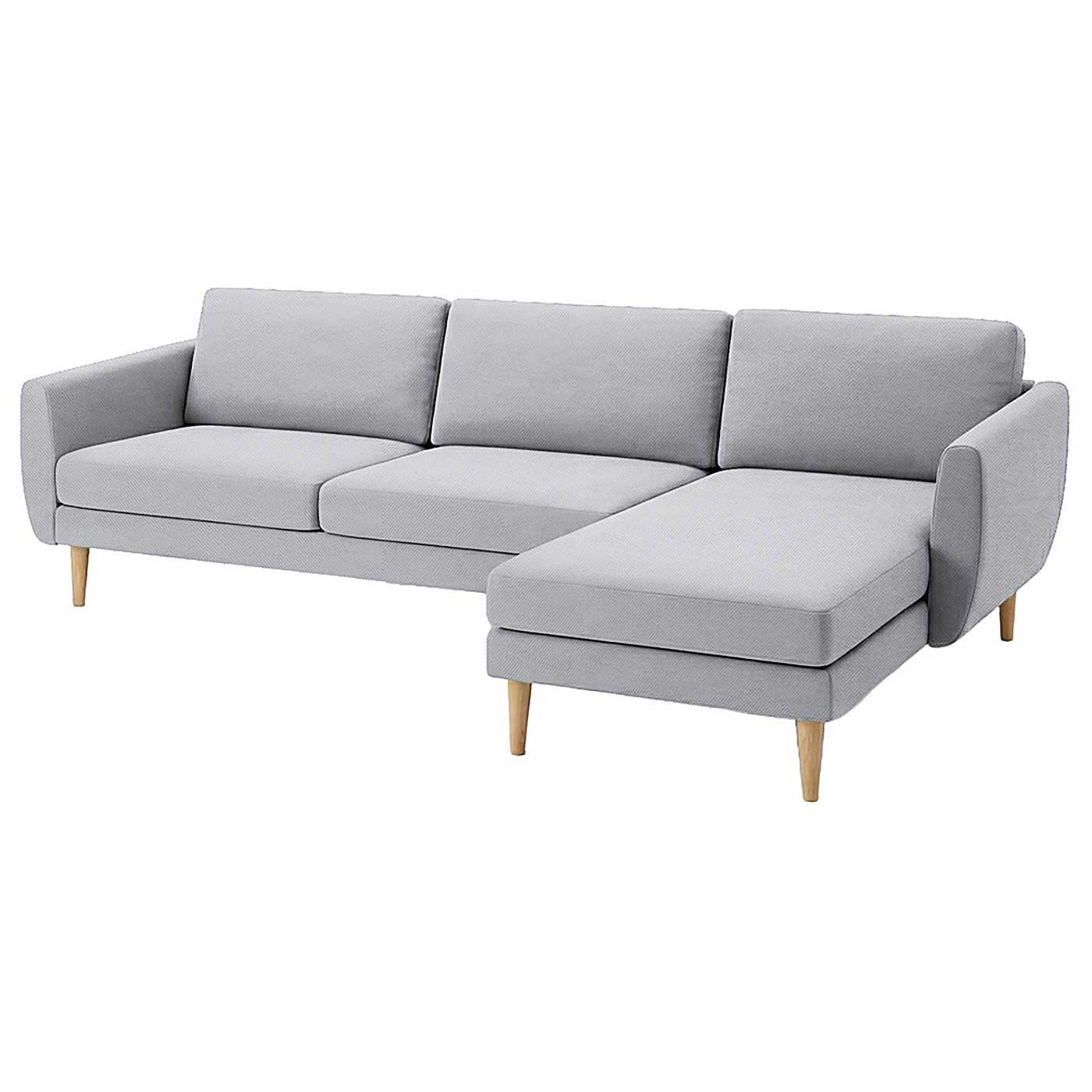 Smedstorp 4-seat with chaise longue right cover