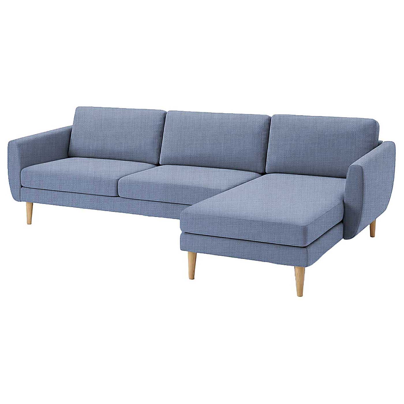 Smedstorp 4-seat with chaise longue right cover