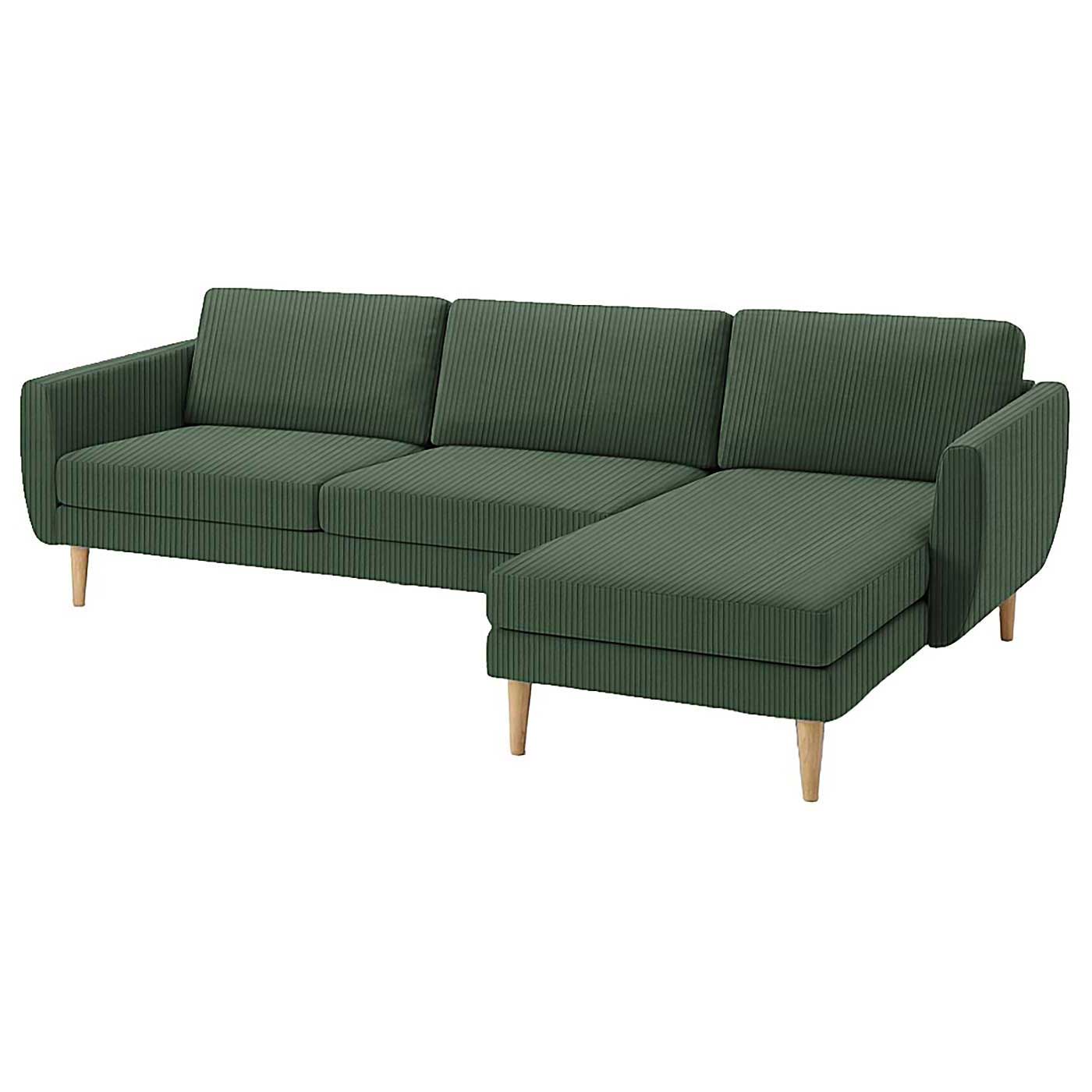 Smedstorp 4-seat with chaise longue right cover