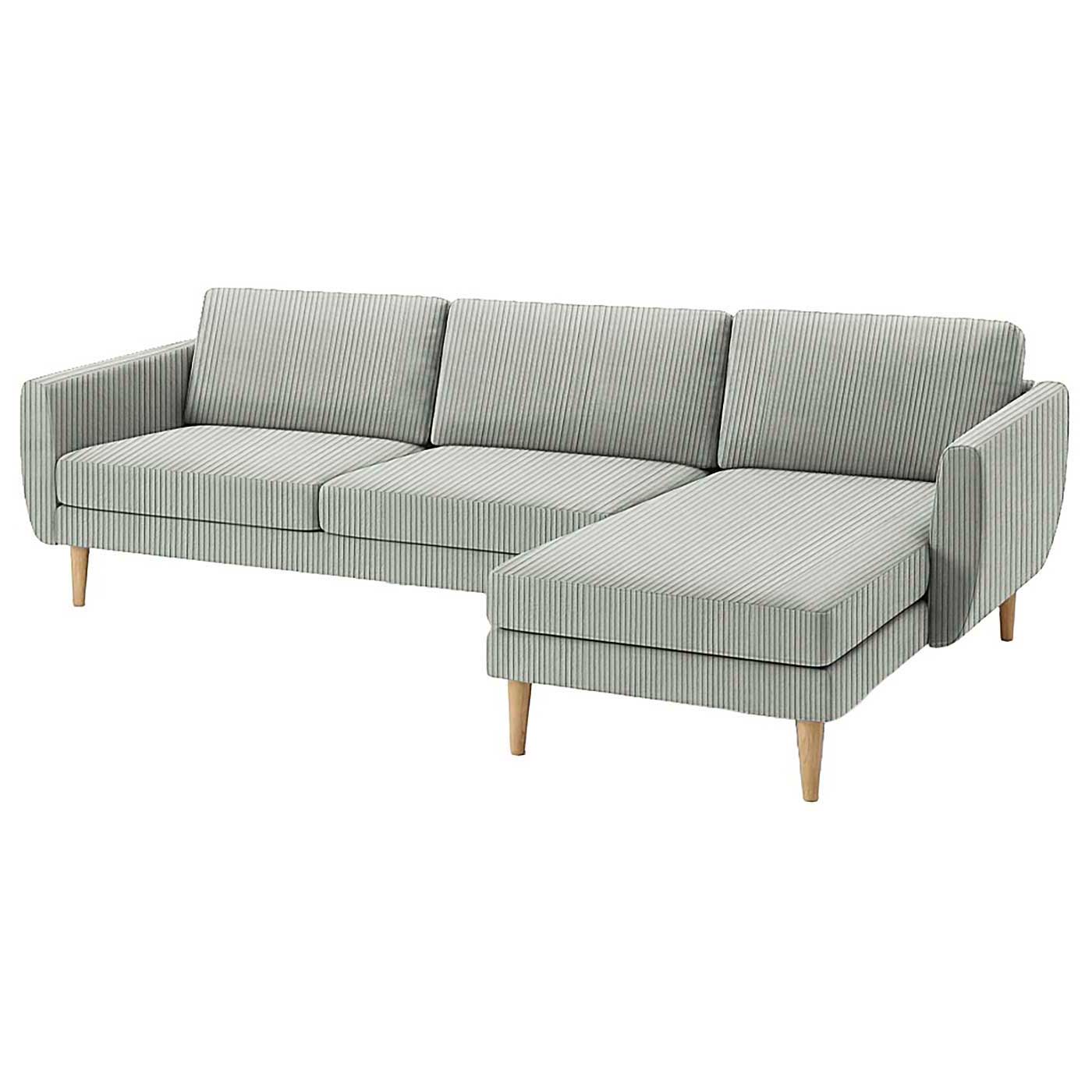 Smedstorp 4-seat with chaise longue right cover