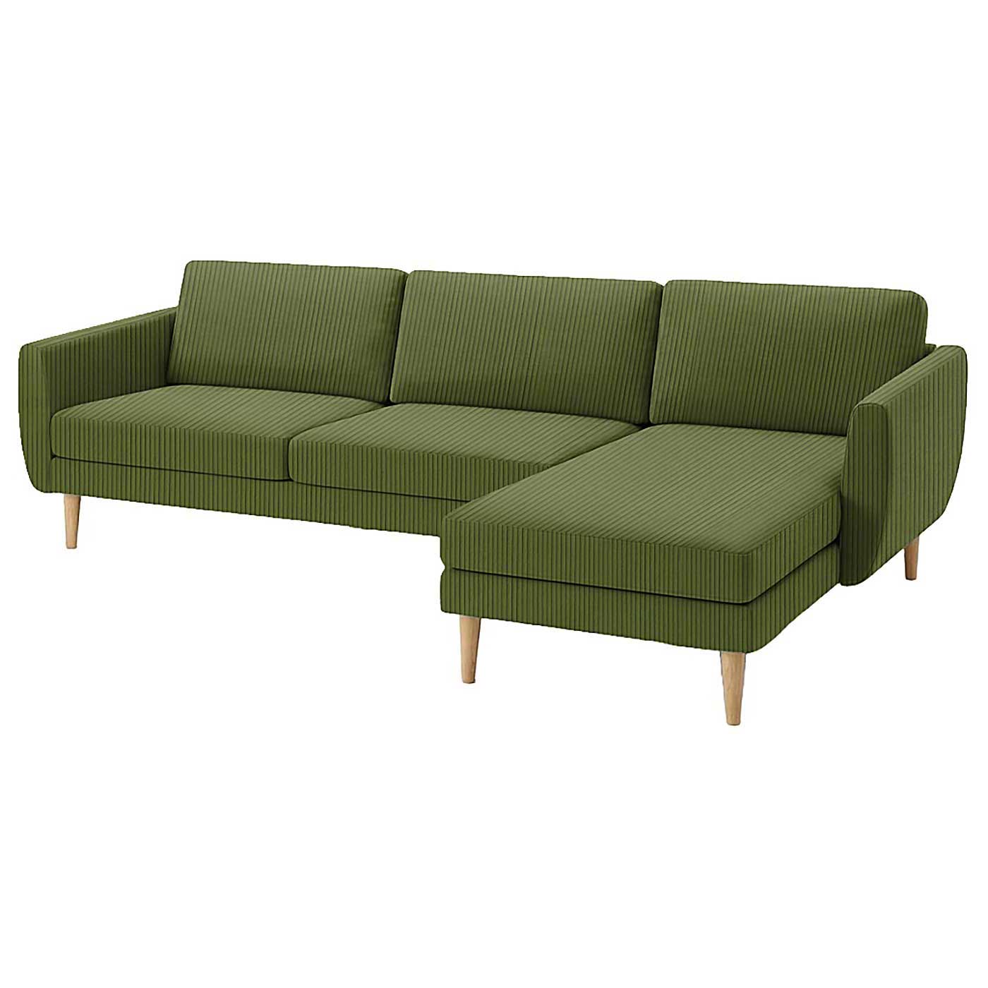 Smedstorp 4-seat with chaise longue right cover