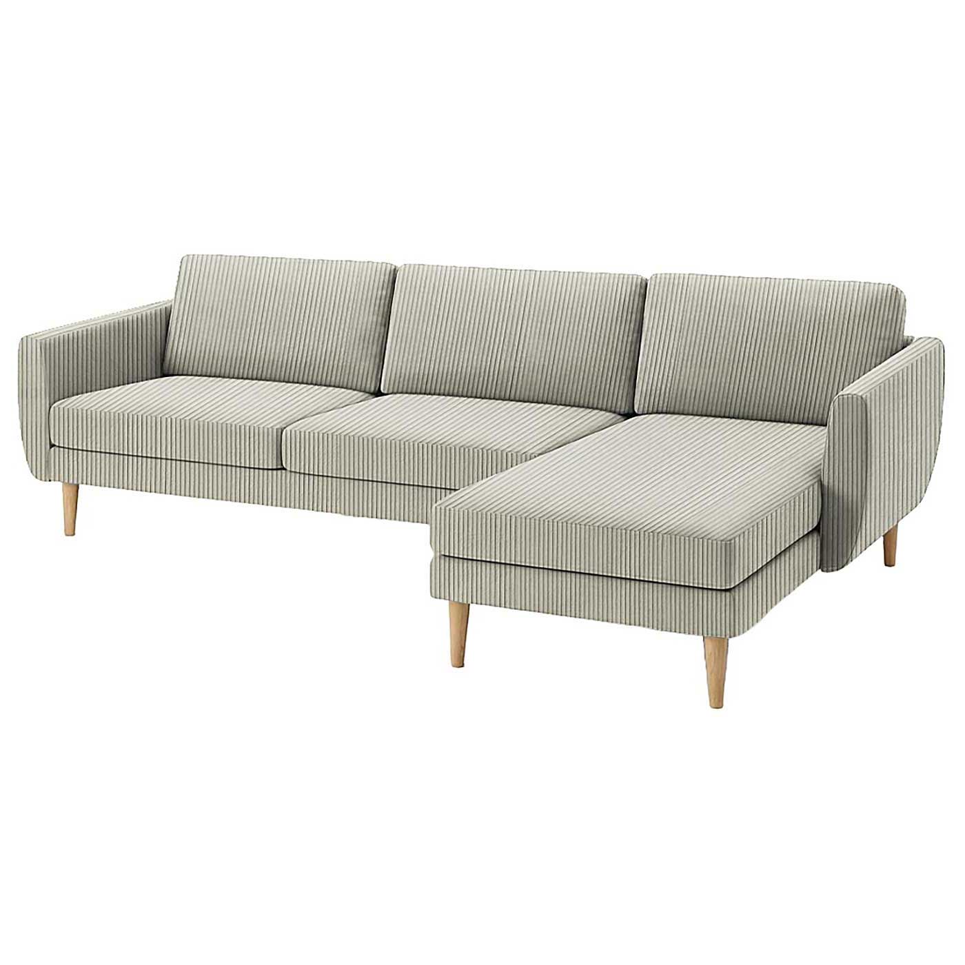 Smedstorp 4-seat with chaise longue right cover