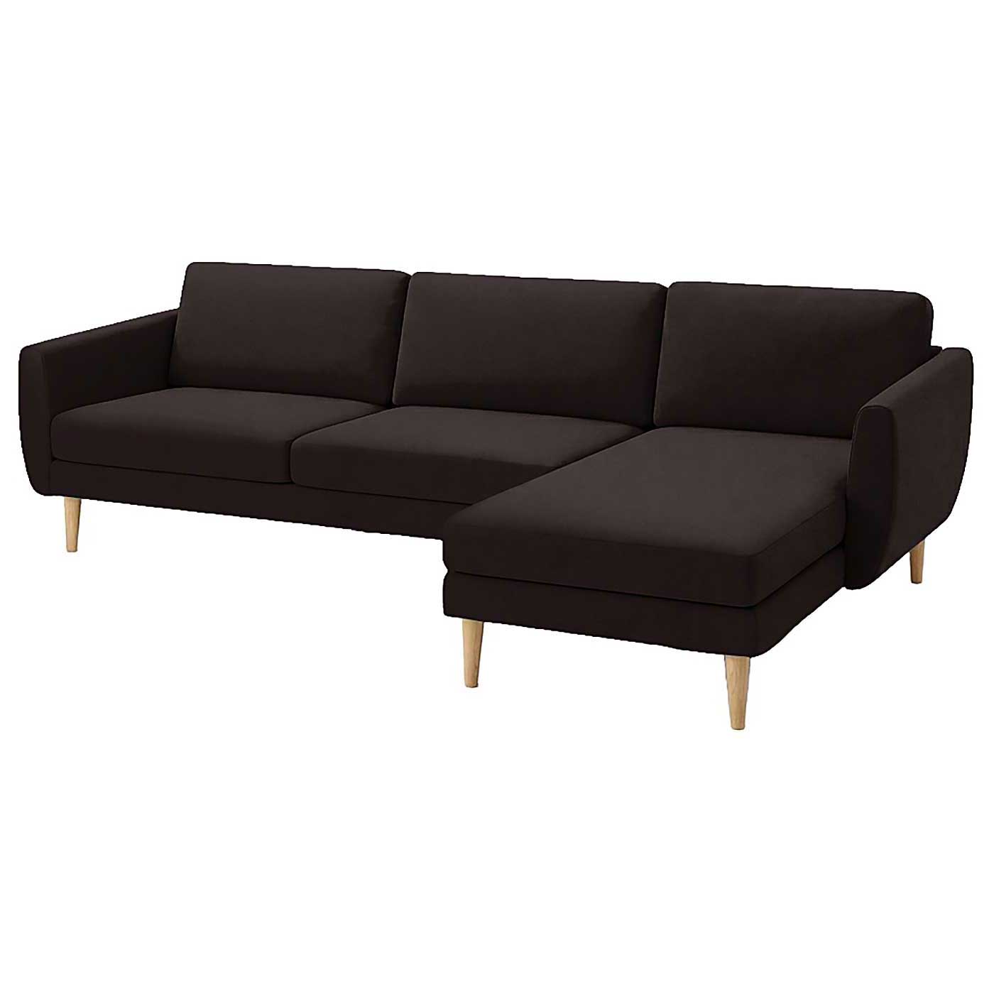 Smedstorp 4-seat with chaise longue right cover