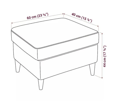 Strandmon Voetenbank Hoes